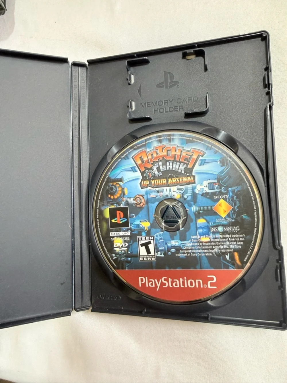 Sony PlayStation 2 Ratchet & Clank Up Your Arsenal - Red & Green Cover